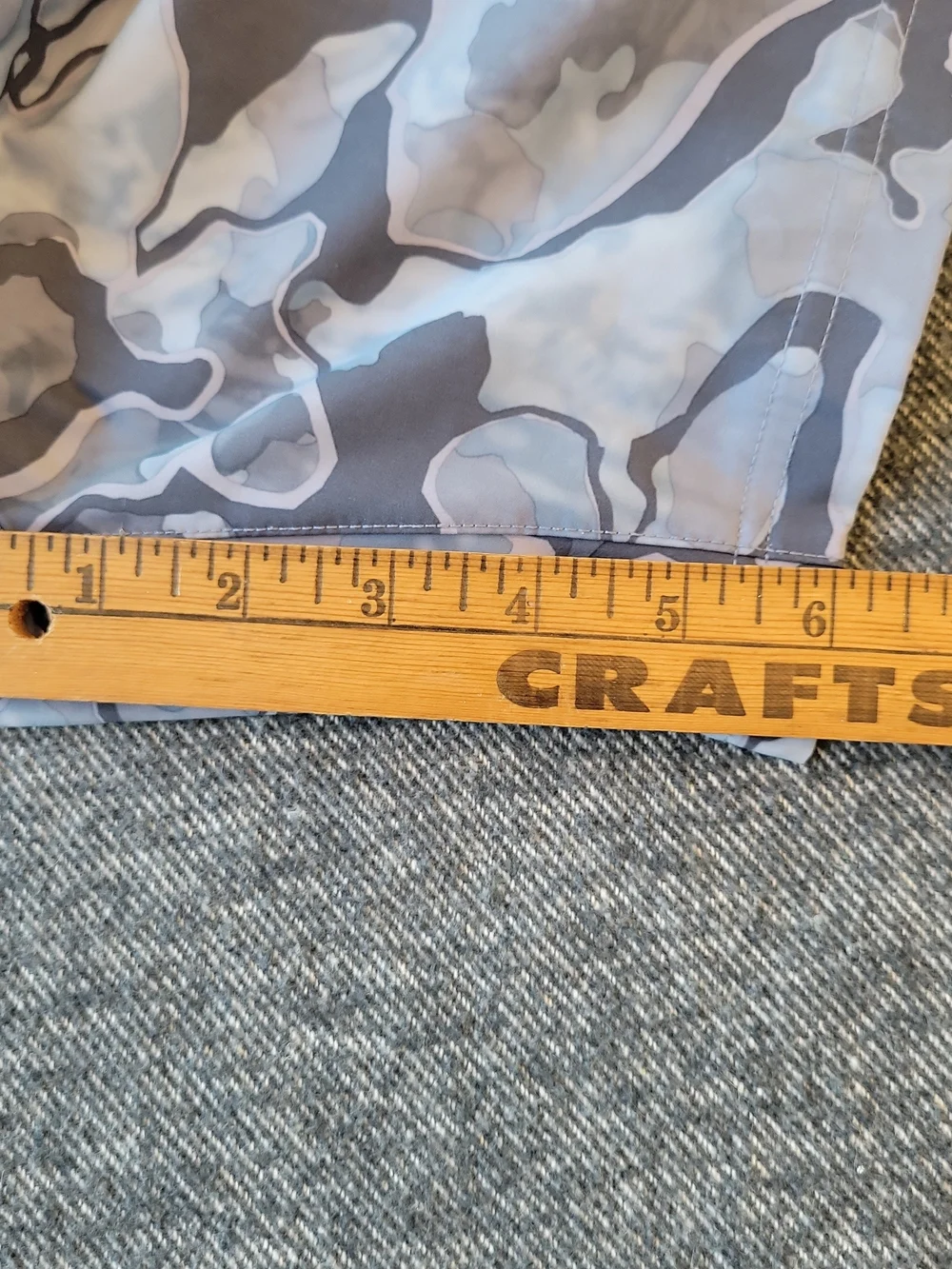 Huk Swim Trunks Men’s XL Blue‎ Camo Board Shorts Outdoors Fishing Inseam 6